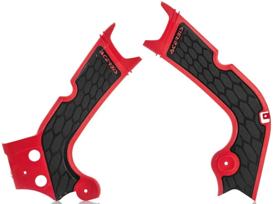 ACERBIS X Grip Frame Guards Red Black Honda CRF450RX 17-18