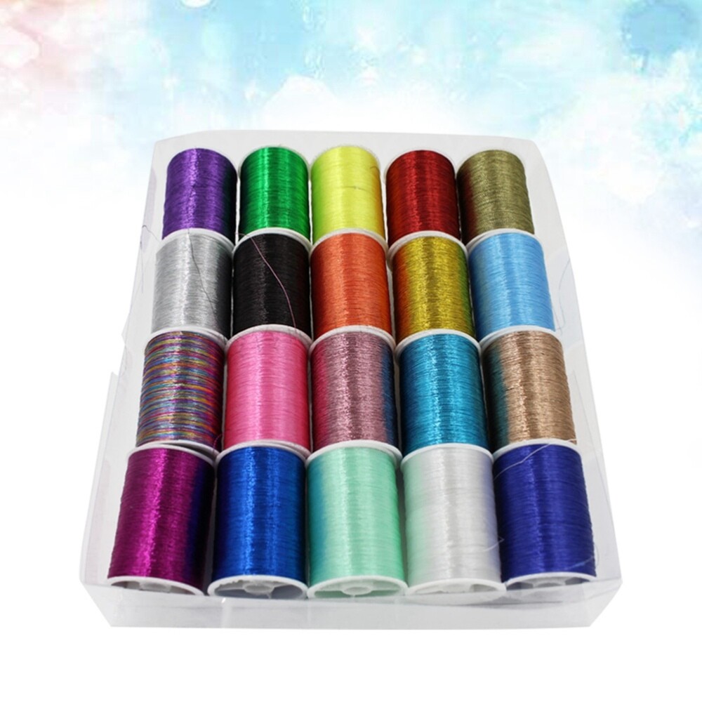Embroidery Thread Metallic Embroidery Floss Metallic Thread Set