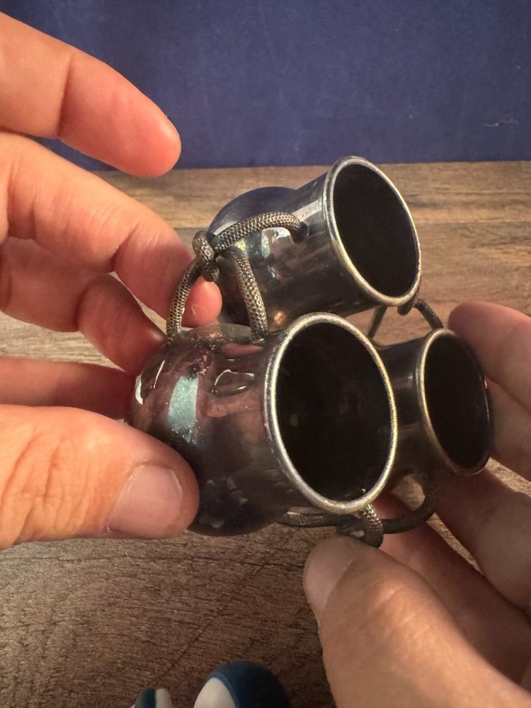 vintage Andover Hall silver plate EPNC 620 Triple Plate Bud Vase