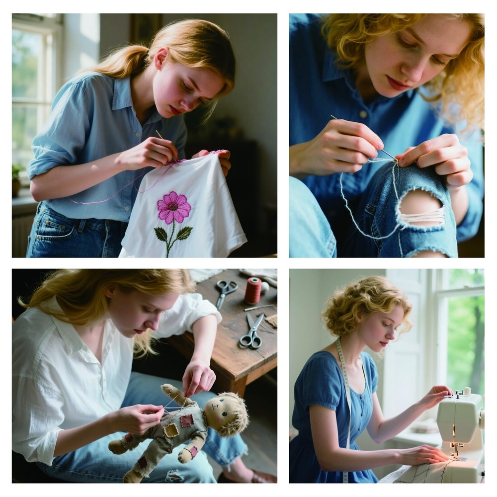 72 PCS Bobbins Sewing Threads Kit 36 Colors Spools, Polyester Prewound Case Set