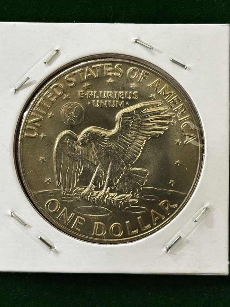 1978-D Eisenhower IKE Dollar Yellow Toning