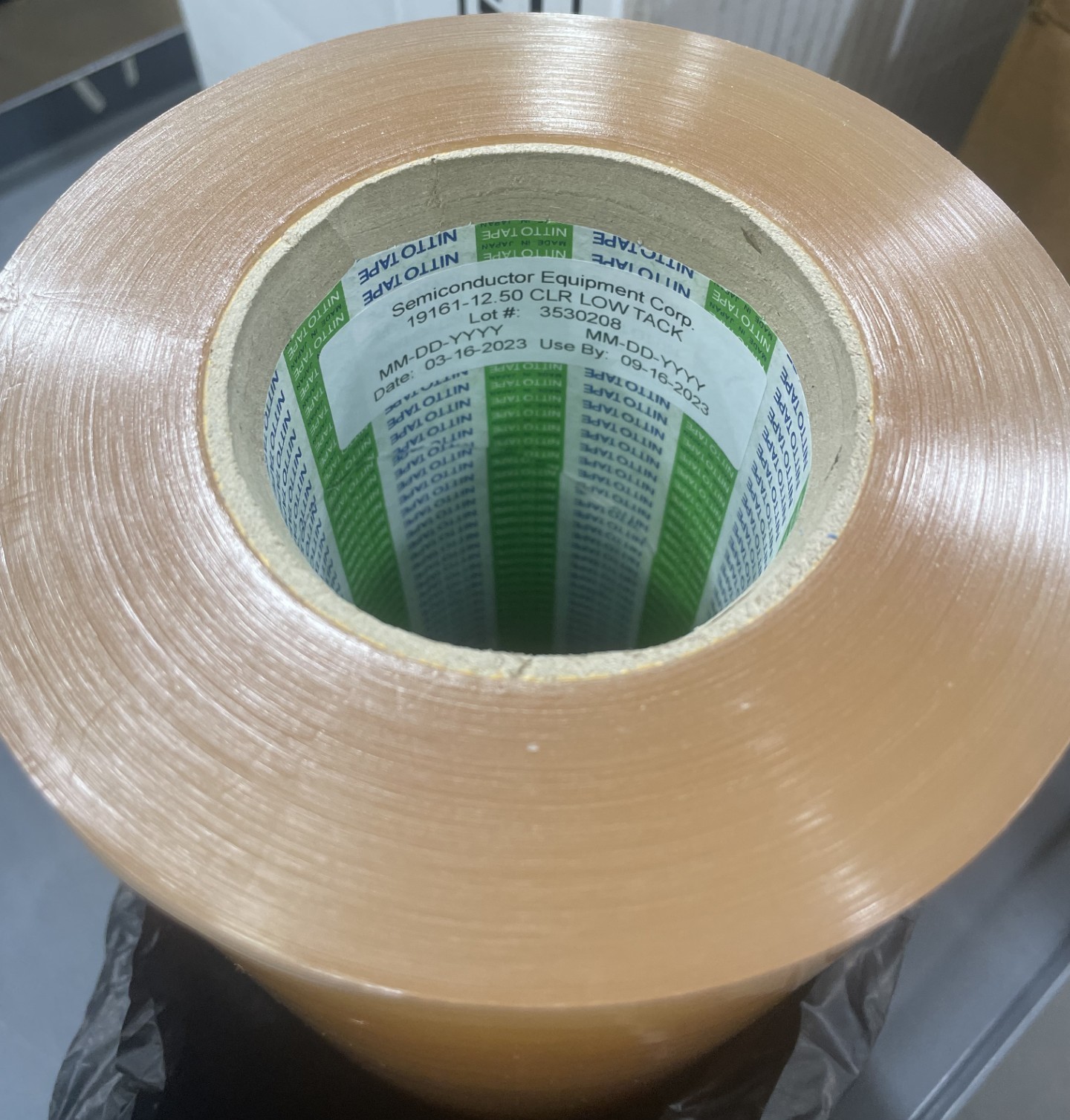 Semiconductor Equipm. 19161-12.5 Dicing Tape, Standard, Clear, 12.5" x 330 ft.