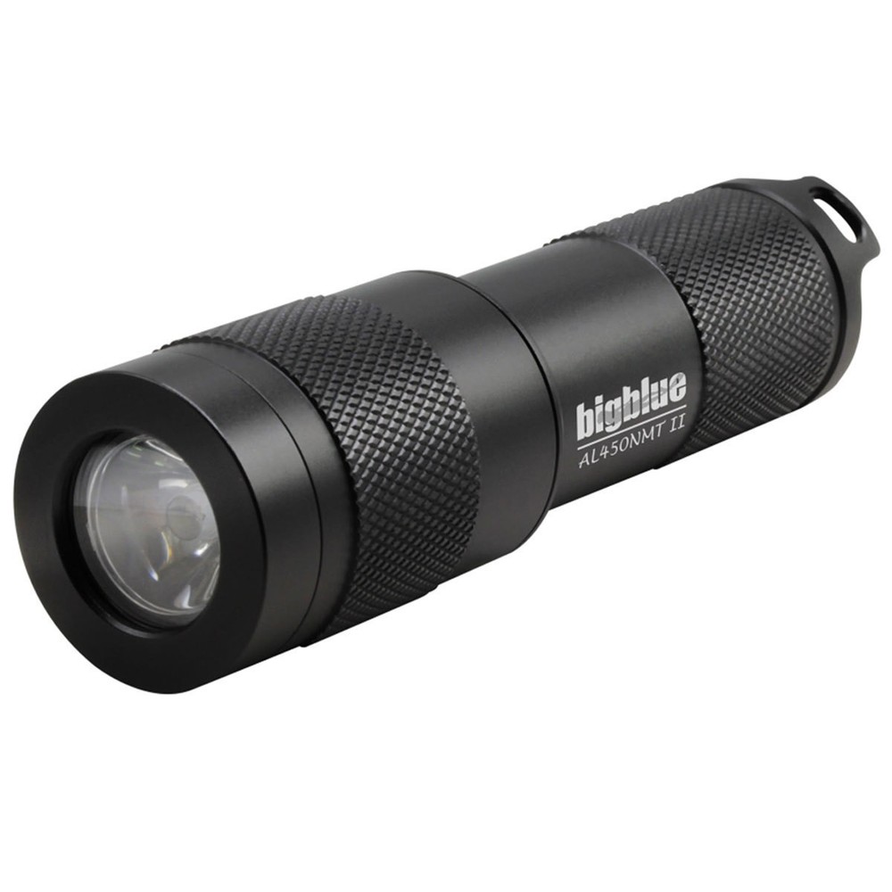 BigBlue 450 Lumen Mini Dive Light with Batteries and Tail Switch