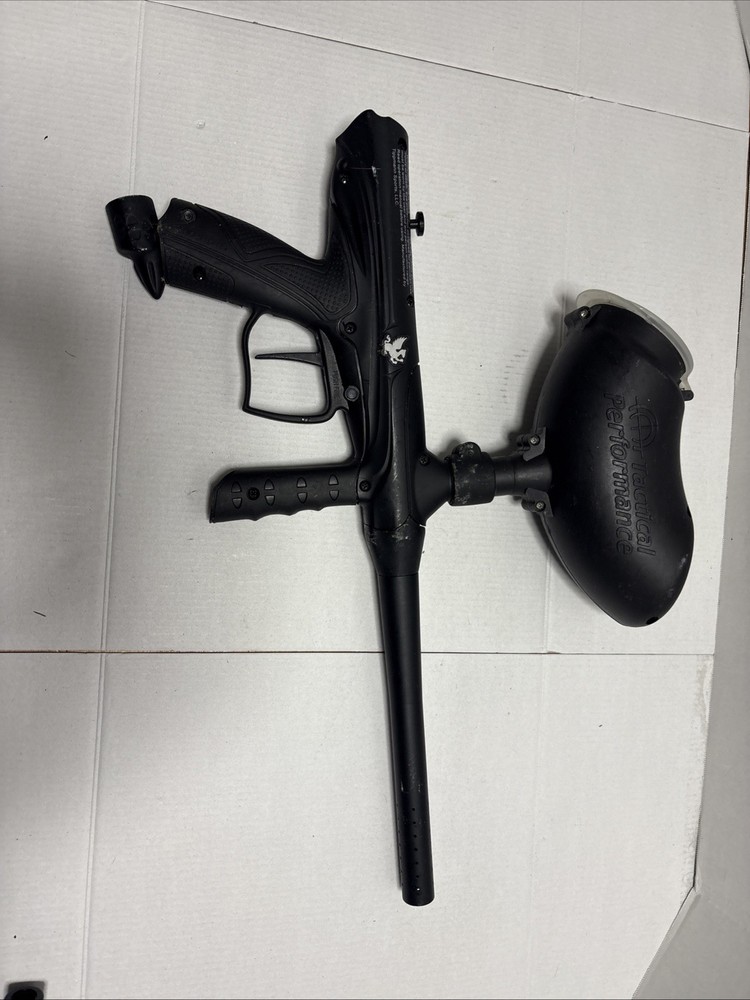 Tippman Gryphon Paintball Marker Gun with Hopper, Used & Untested
