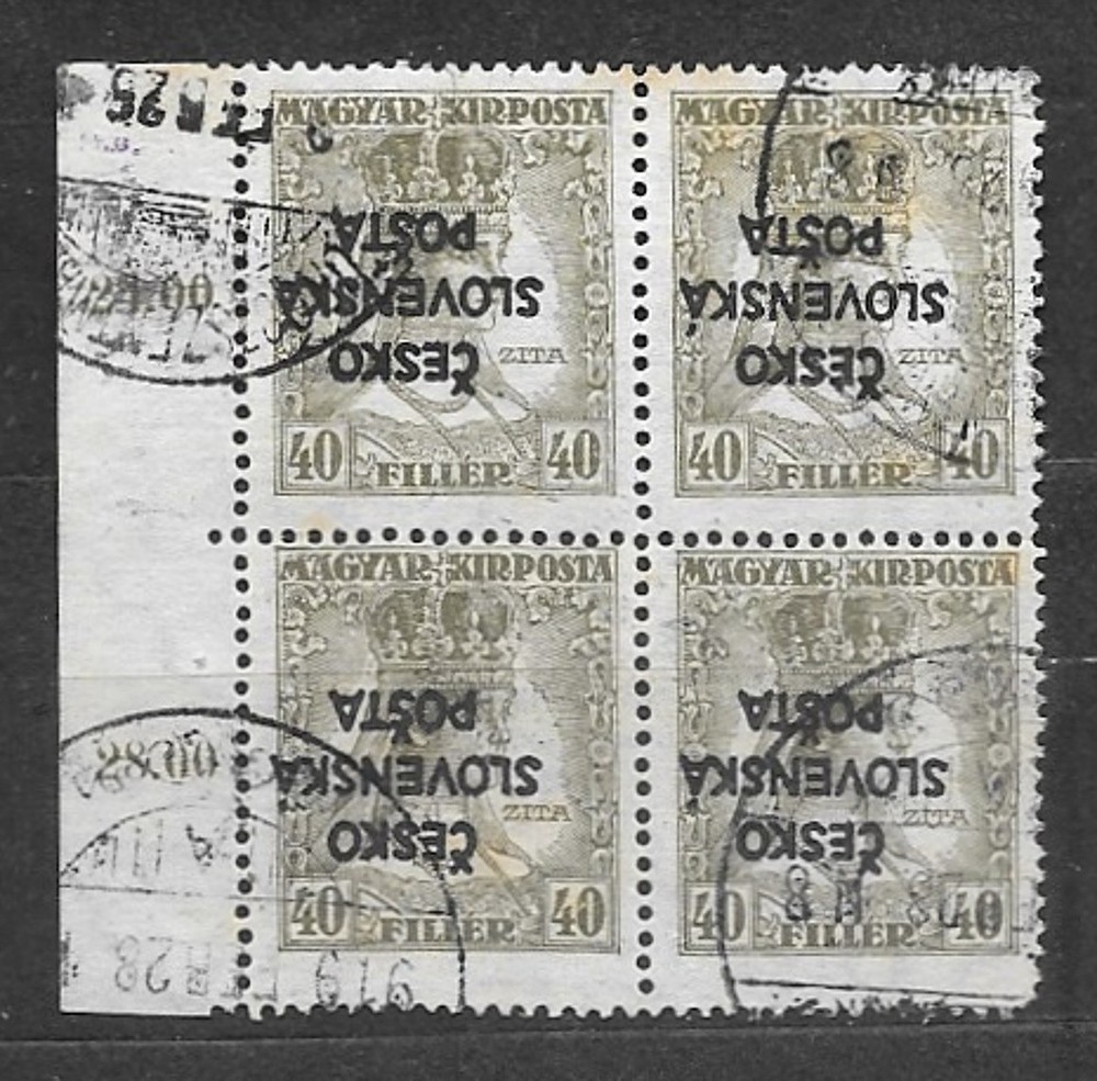 Czechoslovakia 1918 - info in item description