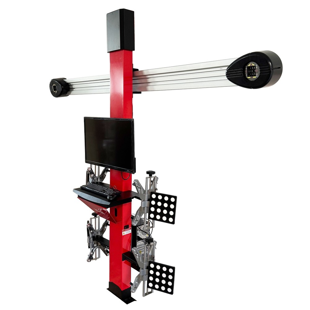 110V 3D Intelligent Wheel Aligner Wheel Alignment Machine LED Wheel Calibration