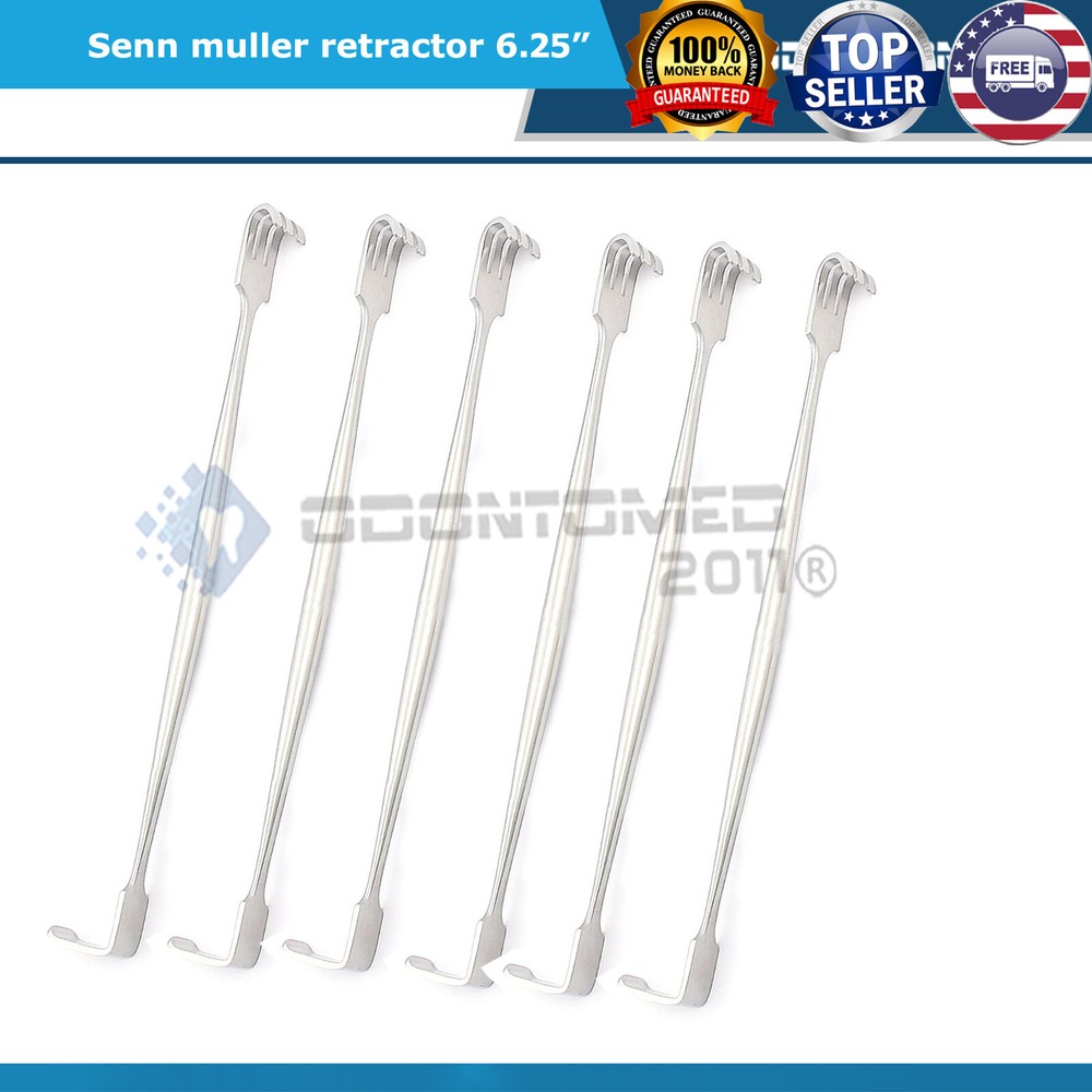 6 SENN MULLER RETRACTOR 6.25"BLUNT SURGICAL