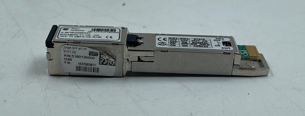 Telco systems RAD System on an SFP MiTOP-E1T1 GbE Remote Bridge Transceiver
