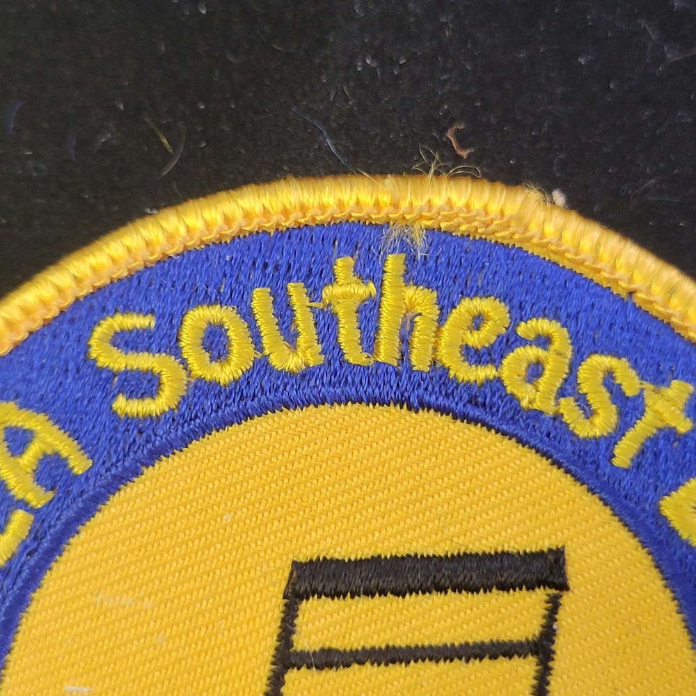KMEA Southern District Mysic Program Embroidered Jacket Patch Logo Blue & Gold