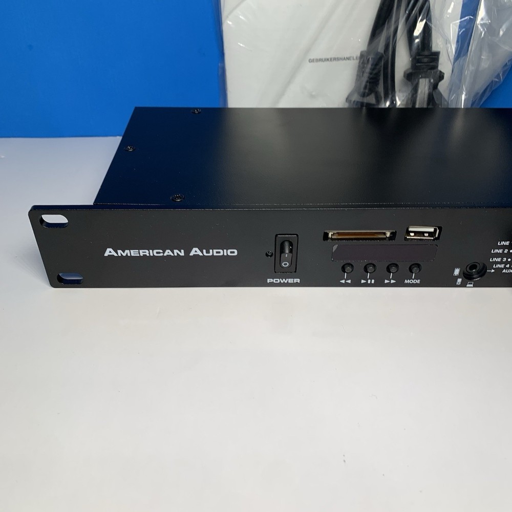 American Audio MEDIA OPERATOR BT Rack Mount MP3/Wireless/Bluetooth Media Player