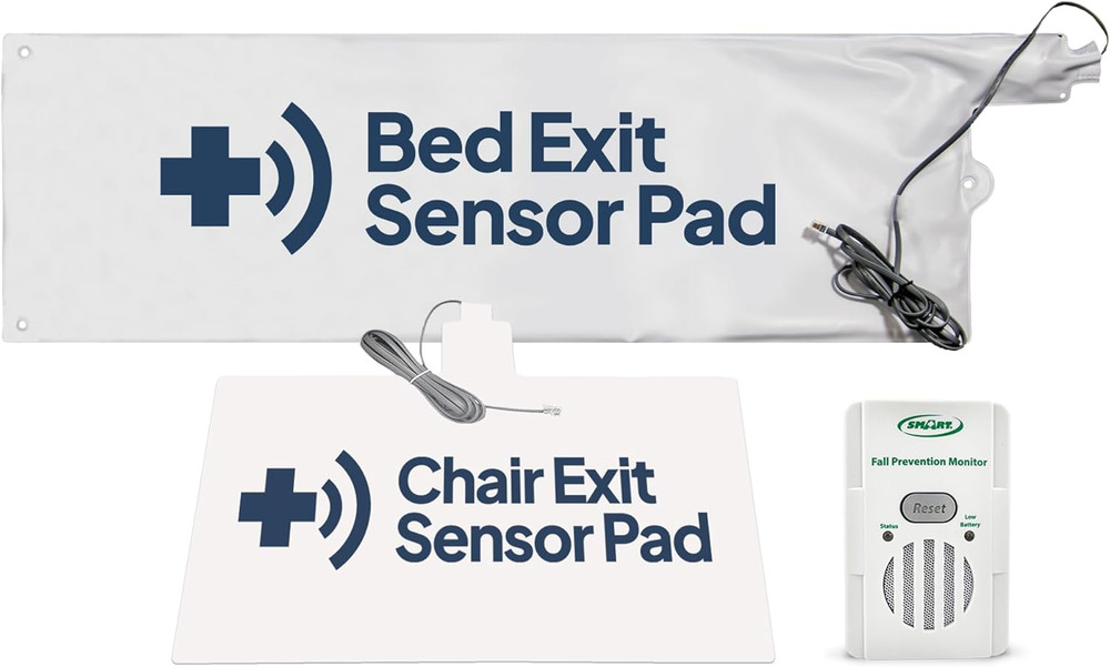 ® Bed and Chair Exit Alarm System for Fall/Wandering Prevention – Know When They