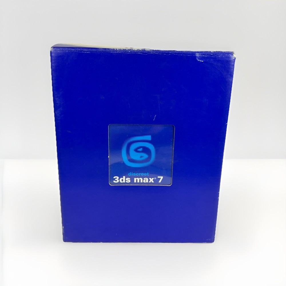 Discreet 3ds Max 7 Software Bix Vintage 3D Modeling Animation Autodesk
