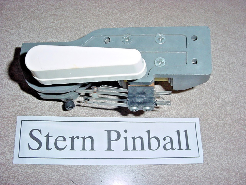 Pinstar, Stern ? Gray Plastic Flipper Base Mounting Assembly, Complete.