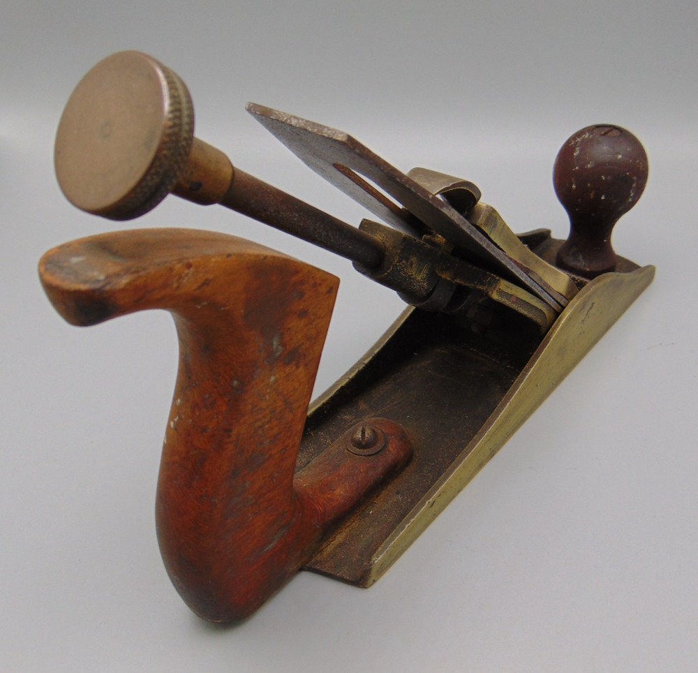 VINTAGE BRASS GTL SMOOTHING PLANE