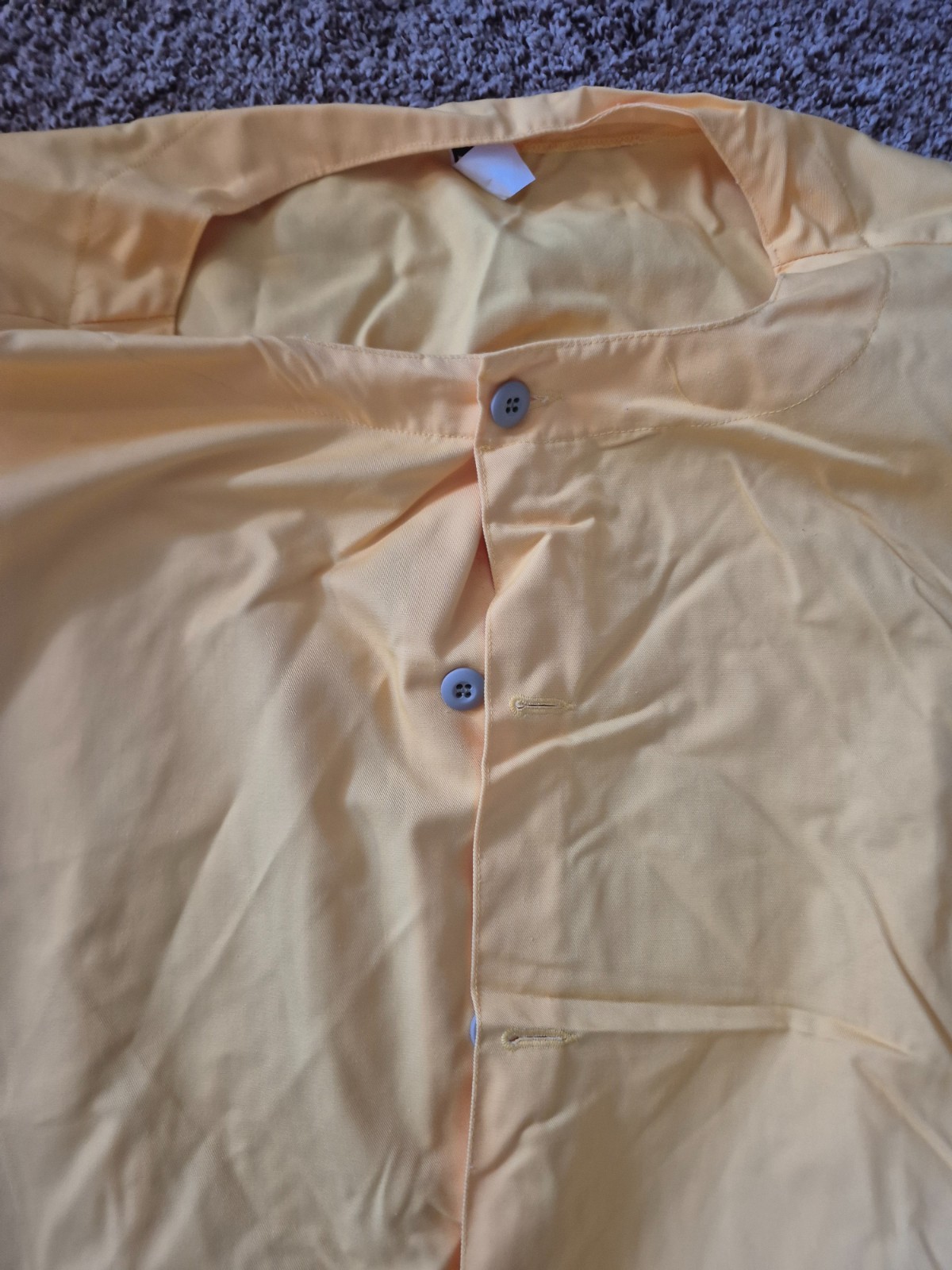 DOC Department Corrections Prisoner Jail Inmate Uniform Jumpsuit Yellow Painter