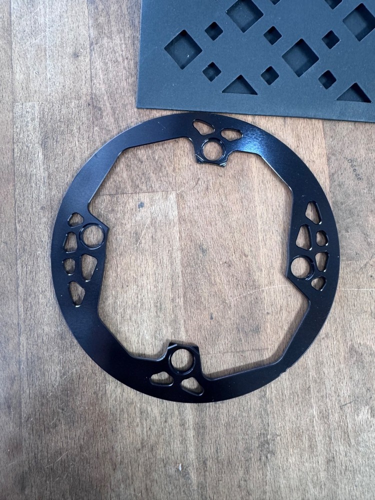 AbsoluteBlack Bash Ring 104bcd BLK NEW 4 bolt RARE