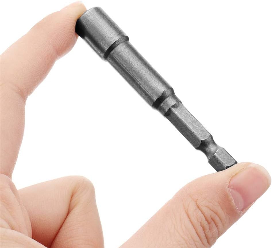Mesee Pcs Power Nut Driver Set Inch Hex Shank Magnetic Extension Socket