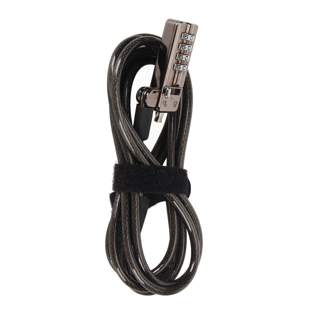 Laptop Lock 4 Digit Cipher Durable Portable Computer Security Cable with Lock
