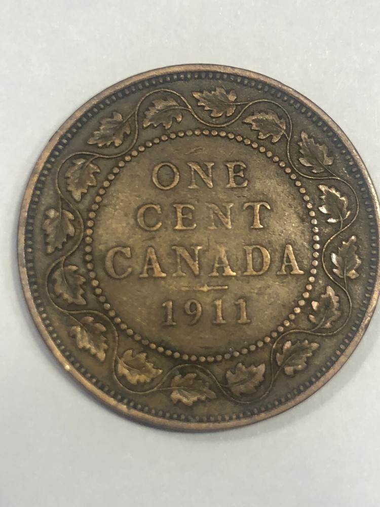 1911 Canada One Cent Foreign Coin #2068