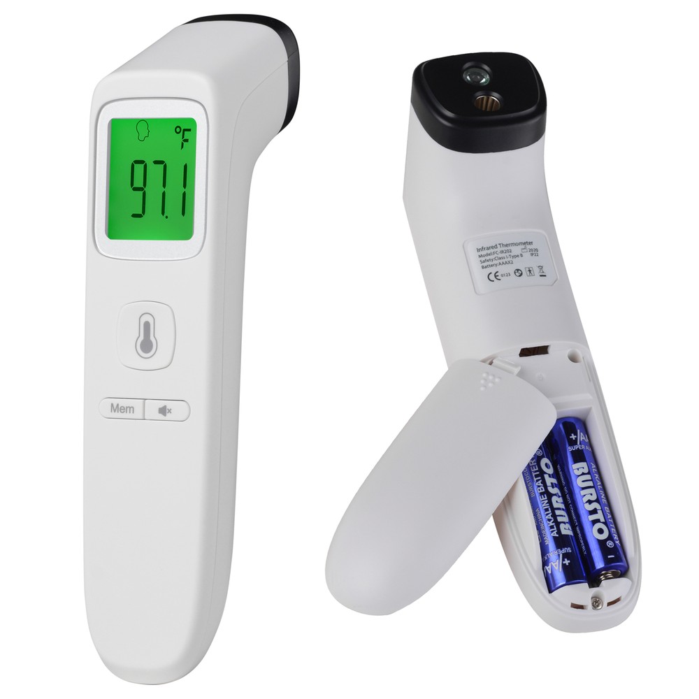 2 Pack No Contact Digital Infrared Thermometer Temperature Gun Memory Function