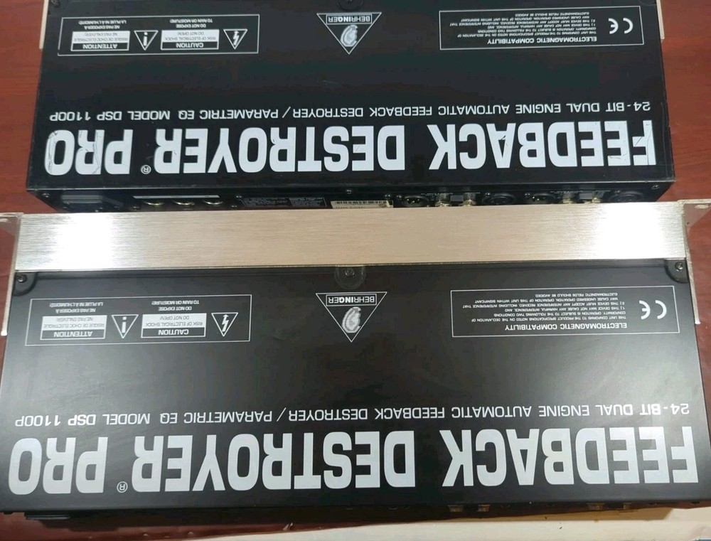 1x Behringer DSP 1100P Feedback Destroyer Pro Rack Unit.