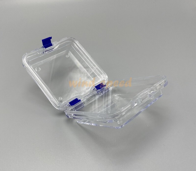 10PCS Denture False Teeth Membrane Container Hinged Jewelry Display Box Case