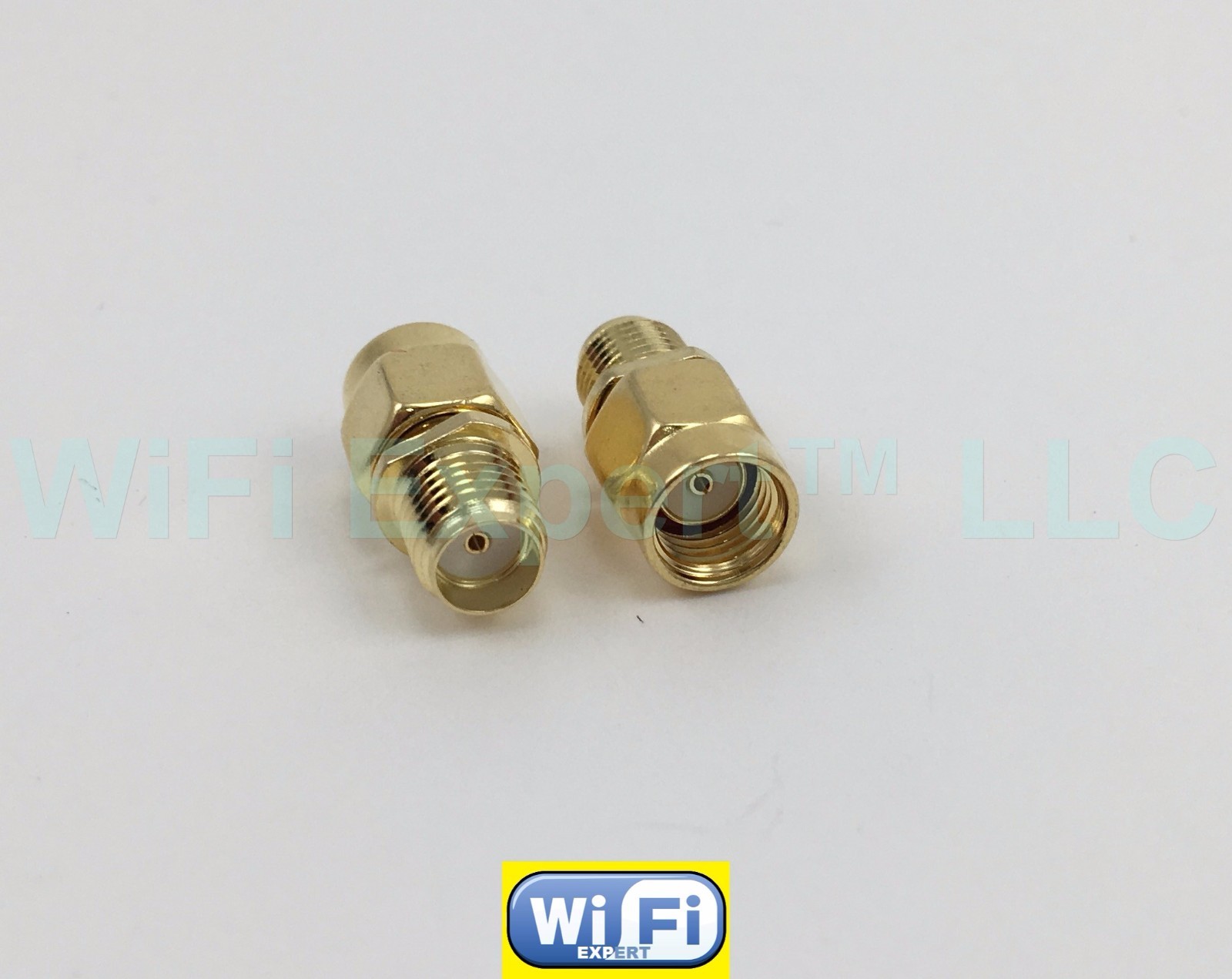 2 x SMA female To RP-SMA Male connect SMA to RP-SMA RF Connector Adapter USA