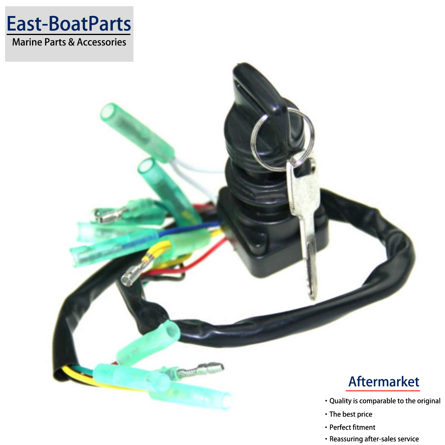 Ignition Switch Key Assy for Yamaha 70 75 80 85 90 95 HP Outboard 703-82510-43