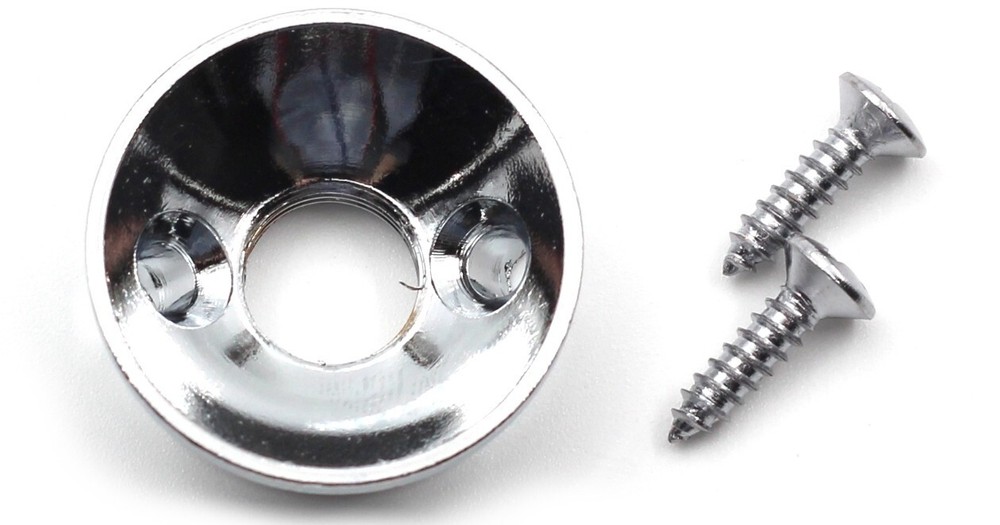 Electrosocket Jack Plate for Telecaster®/Tele - CHROME - w/ mounting screws