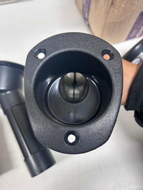 Mate Series ABS Plastic Rod Round Holders Top Drain at Bottom
