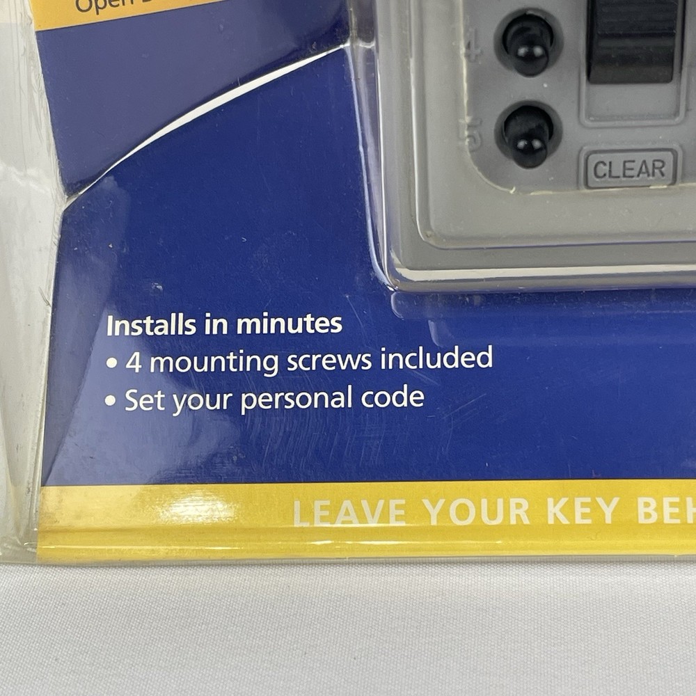 NEW Kidde Access Point Spare 5 Key Storage Push Button Combination Lock Titanium