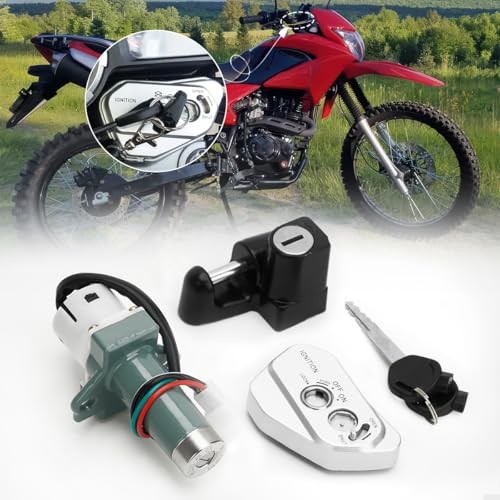 Ignition Key Switch Kit for Hawk 250 250cc, Motorcycle Ignition Lock Cylinder