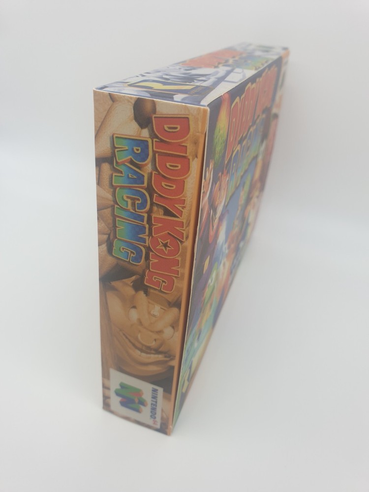 DIDDY KONG RACING BOX - N64 - REPLACEMENT BOX WITH INSERT TRAY + CLEAR CASE