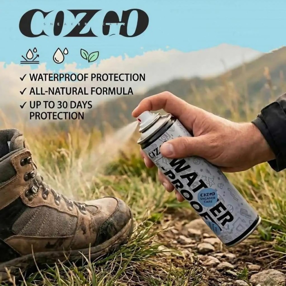 COZGO Protect Shoe Protector Spray, Rain & Stain Waterproof Multi