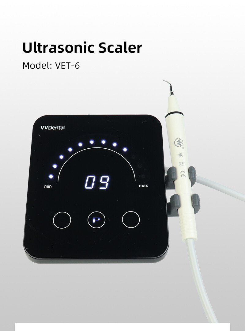Ultrasonic Dental Piezo Scaler Handpiece 5 Tips Fits EMS Cavitron Woodpecker FDA