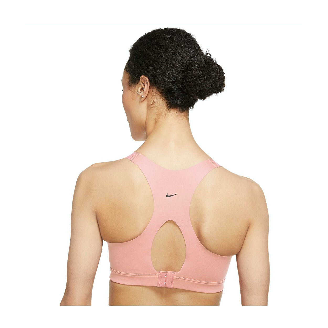 NEW NIKE [S] (A-C)] Women's ALPHA High Support Gym Sports Bra, Mauve, DD0436-610