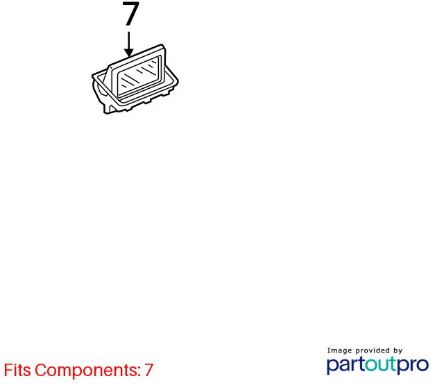2016 Audi Q3 7 Display Screen - Used, No Anti-Theft Code, Reprogram Required
