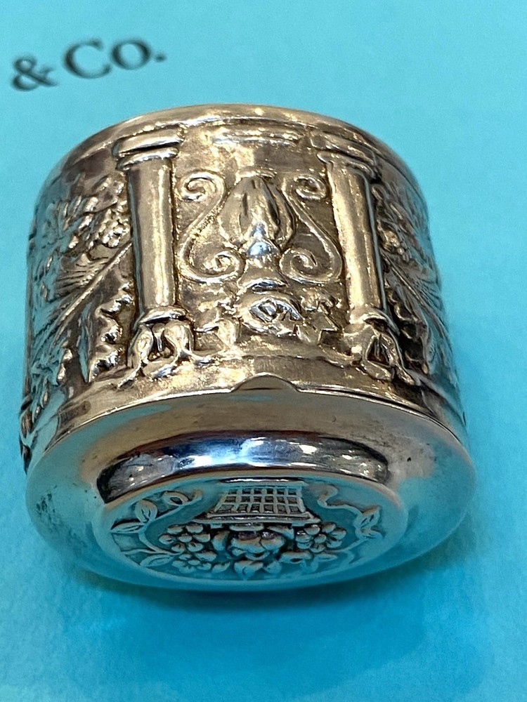 Tiffany&co Sterling Silver Pillbox