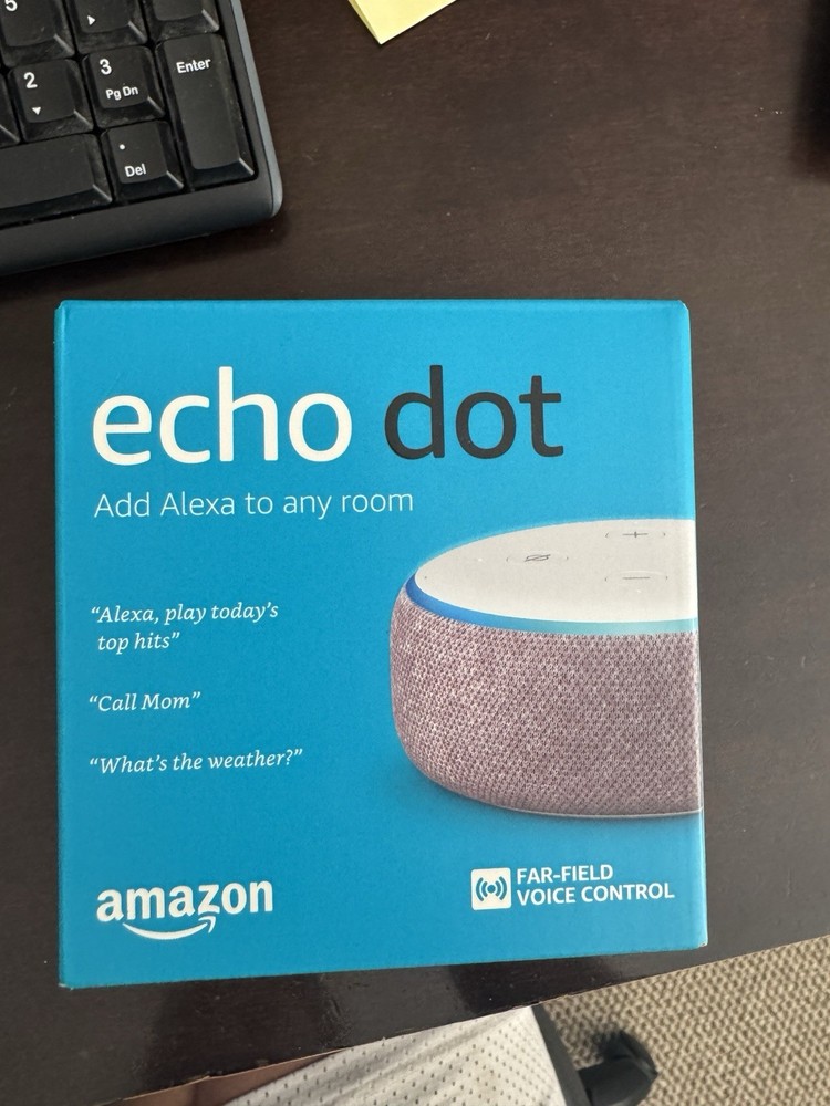 Amazon Echo Dot Smart Speaker with Alexa Voice Control 3rd Gen Grey New