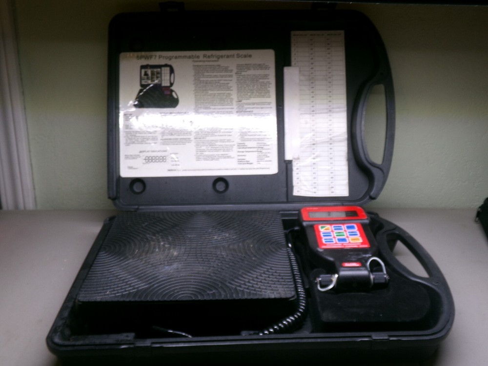 ZORO 5PWF7 PROGRAMMABLE REFRIGERANT SCALE