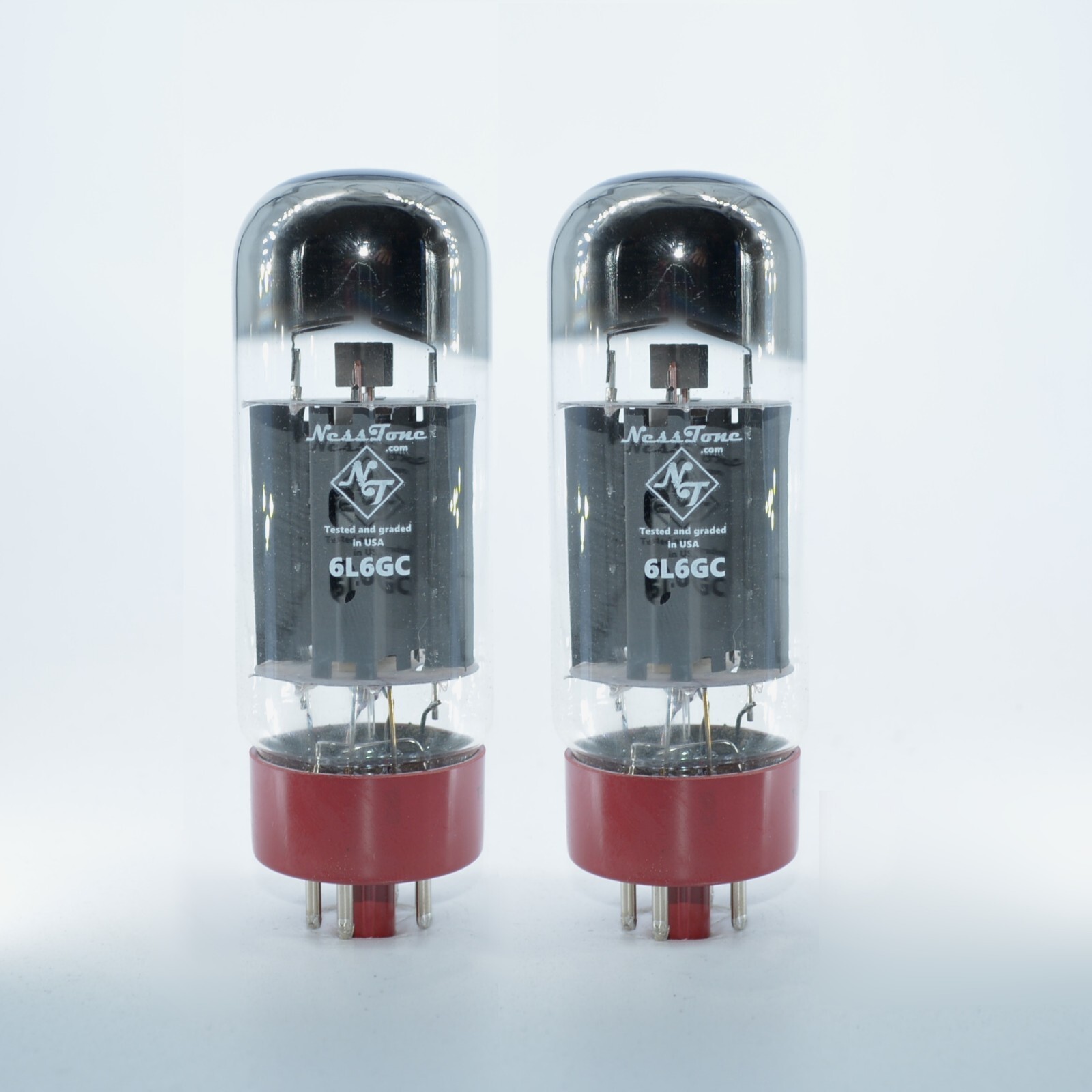 NEW NESSTONE 6L6GC Matched **PAIR** Tubes 6L6 5881 Valves-Sweet Tube Tone-Tested