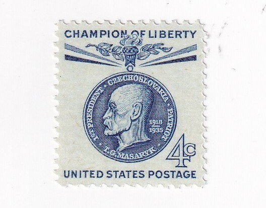 STAMP US SCOTT 1147 "T. G. Masaryk" 4 CENT 1960 MNH