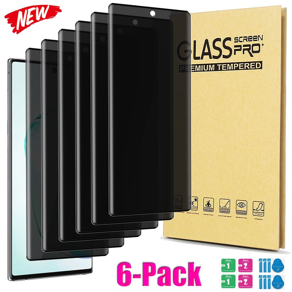 For Samsung Galaxy Note10/10 Plus 5G Privacy Tempered Glass Screen Protector
