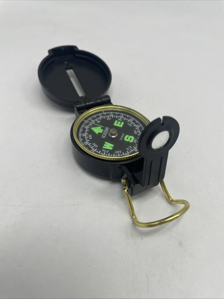 Black Engineer Lensatic Directional Compass (Taiwan)
