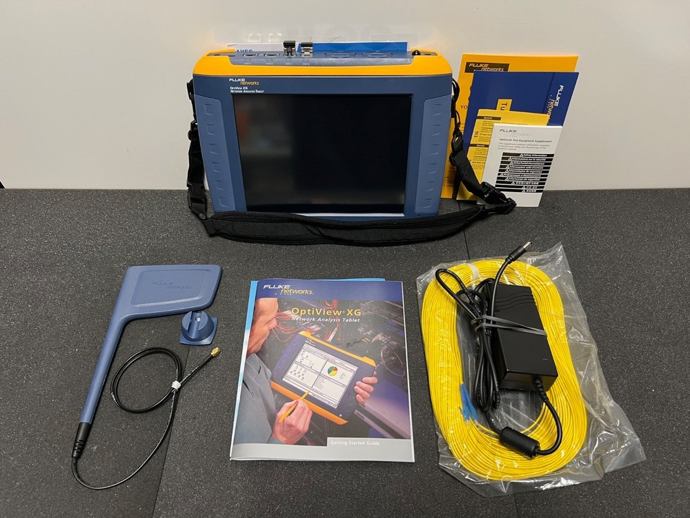FLUKE NETWORKS OPVXG-10G OPTIVIEW XG NETWORK ANALYZER TABLET, NICE KIT!!!