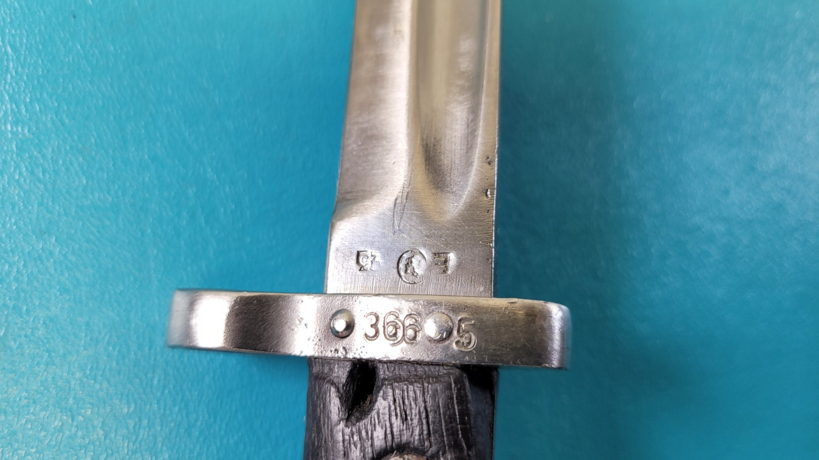 WWII Czechoslovakia Czech Rifle Bayonet + Scabbard CSZ 23 TR994