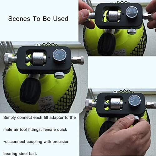 DIN Valve Adapter for Diving Paintball Fill Station with Underwater Function ...