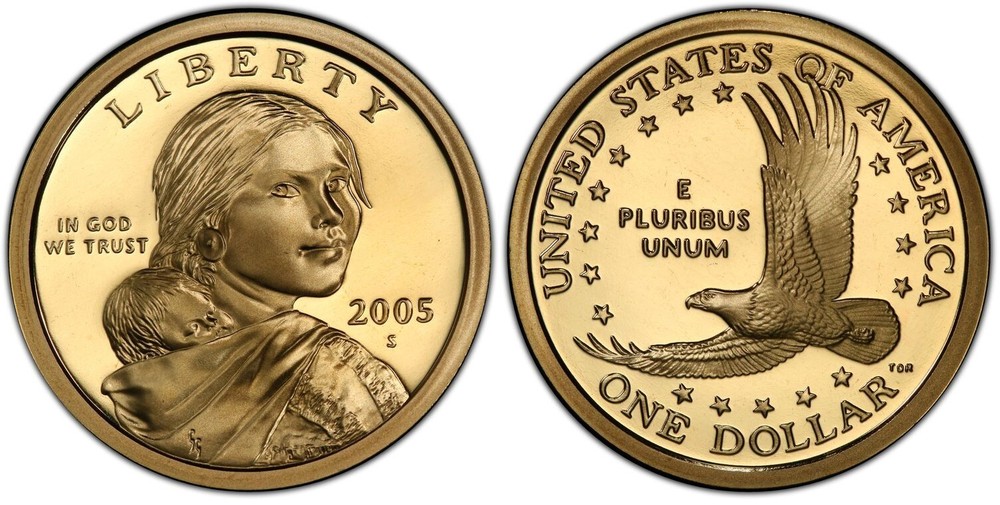 2005 S Proof Sacagawea Dollars