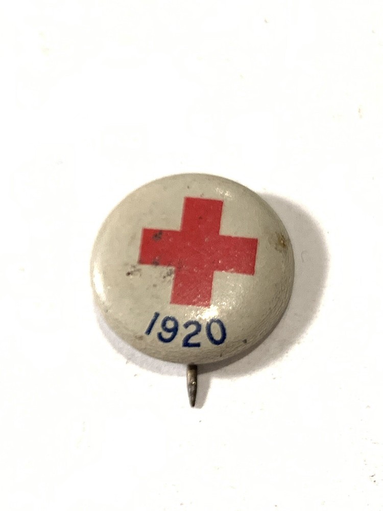 Antique 1920 Red Cross Pin