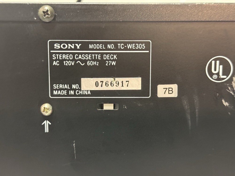 Sony TC-WE305 Cassette Deck *WORKS GREAT!!!*** 💥